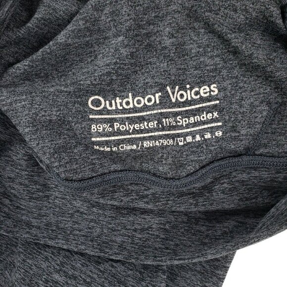 Outdoor Voices All Day Cloudknit Hoodie Gray Womens Small Sweatshirt Pullover - Picture 8 of 11